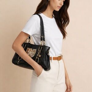 Debbie Brooks Black and Gold Women's Bag new with tags